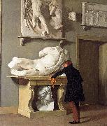 Christen Kobke The View of the Plaster Cast Collection at Charlottenborg Palace oil painting picture wholesale